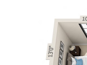 C1, 3 br, 2 ba 1450 sq. ft.